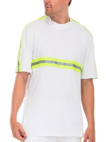 REFLECTIVE T-SHIRT (Color: white lime, size: M)