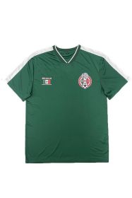 UNISEX MEXICO TEAM WORLD SOCCER JERSEYS TOP (Color: Green, size: 2XL)