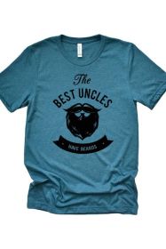 Best Uncles Have Beards Tee (Color: Olive, size: XL)