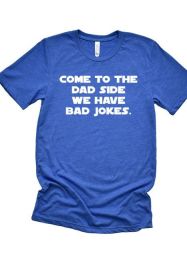Dad Side Tee (Color: Charcoal, size: S)