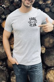 Cool Uncle Club Tee (Color: Deep Teal, size: L)