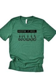 Keepin it Reel Tee (Color: Red, size: 2XL)