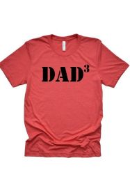 Dad 3 Tee (Color: Red, size: M)