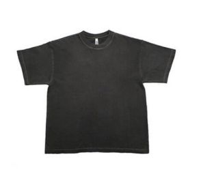 Oversized Short Sleeve Tee (Color: Vintage Black, size: 3XL)