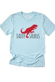 Daddy Saurus Tee (Color: Brown, size: M)