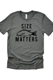 Size Matters Tee (Color: SKY, size: XL)