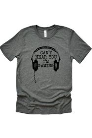 Cant Hear You Tee (Color: SKY, size: M)