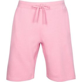 Fleece Sweat Shorts (Color: Pink, size: 2XL)