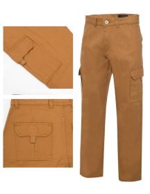 Men's Cargo Pants (Color: Khaki, size: 30)