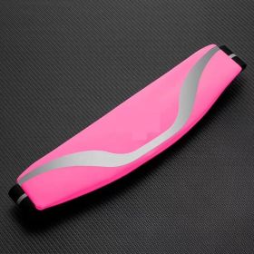 Water-resistant Sport Waist Pack Running Belt with Reflective Strip (Color: Pink)