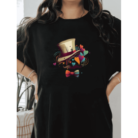 Casual Women's Cotton T-Shirt with Bow Detail - Trendy and Comfortable for Every Season (Style: 155)