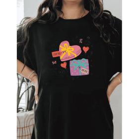 Casual Women's Cotton T-Shirt with Bow Detail - Trendy and Comfortable for Every Season (Style: 173)