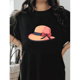 Casual Women's Cotton T-Shirt with Bow Detail - Trendy and Comfortable for Every Season (Style: 153)