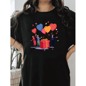 Casual Women's Cotton T-Shirt with Bow Detail - Trendy and Comfortable for Every Season (Style: 464)