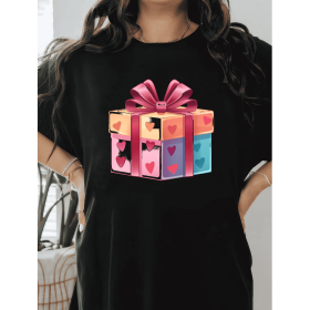 Casual Women's Cotton T-Shirt with Bow Detail - Trendy and Comfortable for Every Season (Style: 431)