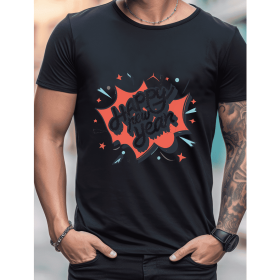 2025 New Year Cotton T-Shirt for Men - Stylish & Comfortable Short Sleeve Tee for All Seasons (Style: 21)