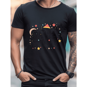2025 New Year Cotton T-Shirt for Men - Stylish & Comfortable Short Sleeve Tee for All Seasons (Style: 54)