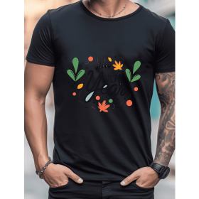 2025 New Year Cotton T-Shirt for Men - Stylish & Comfortable Short Sleeve Tee for All Seasons (Style: 43)