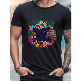 2025 New Year Cotton T-Shirt for Men - Stylish & Comfortable Short Sleeve Tee for All Seasons (Style: 44)